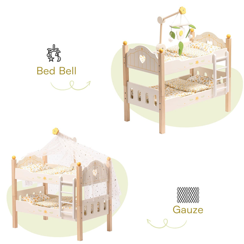 Wooden Baby Doll Beds Cribs Fits American Girls